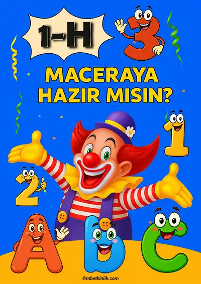 1-H Sınıfı Kapı Posteri – Maceraya Hazır Mısın? (Model 14)