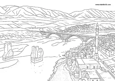 Batman Hasankeyf Boyama Sayfası