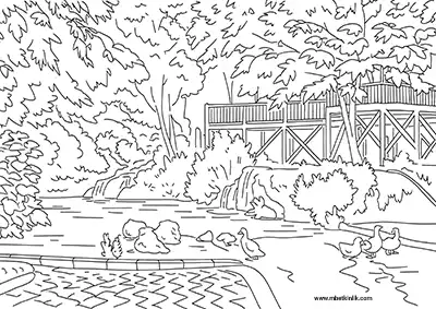 Adana Yerköprü Mesire Alanı Boyama Sayfası