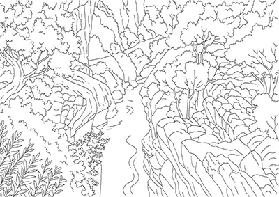 Isparta Yazılı Kanyon Boyama Sayfası