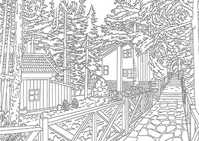 Isparta Kızıldağ Millî Parkı Boyama Sayfası