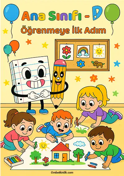 Ana Sınıfı - D Kapı Posteri – Öğrenmeye İlk Adım (Model 19)