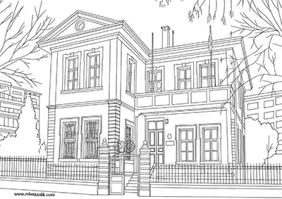 Konya Atatürk Evi Müzesi Boyama Sayfası