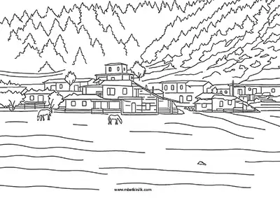 Adana Çatak Yaylası Boyama Sayfası