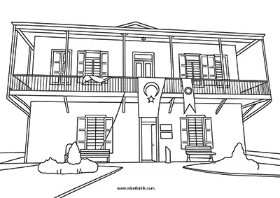 Adana Şakirpaşa Konağı ve Sanat Müzesi Boyama Sayfası