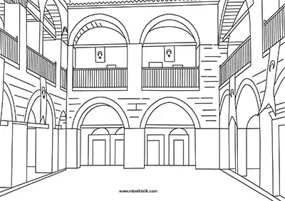 Afyonkarahisar Taşhan Boyama Sayfası