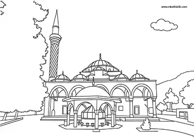 Afyonkarahisar İmaret Camii Boyama Sayfası