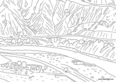 Ağrı Murat Nehri Boyama Sayfası