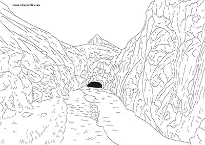 Ağrı Kudret Köprüsü Boyama Sayfası