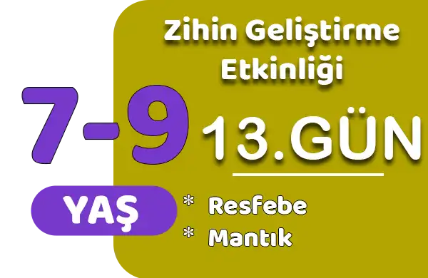 Zihin Geliştirme – Resfebe ve Yön Takibi ile Mantık Etkinliği (13. Gün)