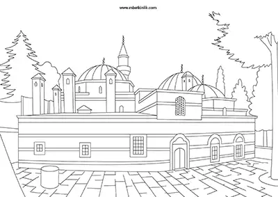 Amasya Çilehane Camii Boyama Sayfası