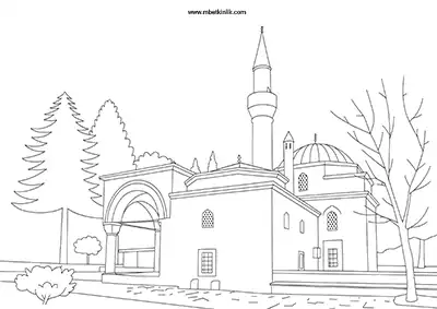 Amasya Mehmet Paşa Camii Boyama Sayfası