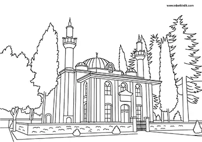 Bilecik Hamidiye Camii Boyama Sayfası