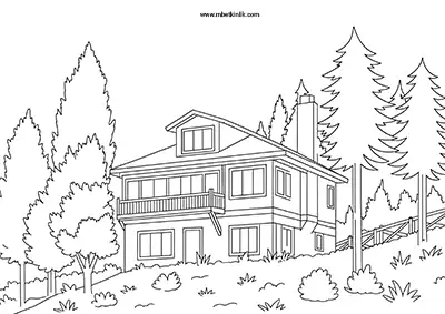 Bilecik Kent Ormanı Boyama Sayfası