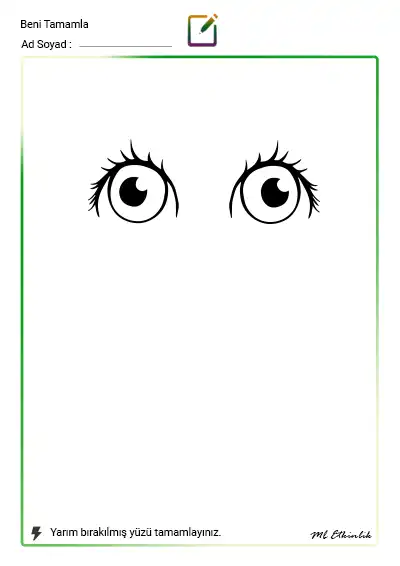 Hayal Et ve Tamamla – Şaşkın Gözler