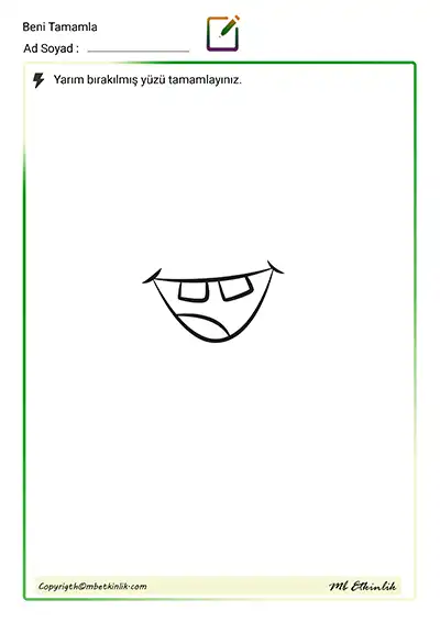 Hayal Et ve Tamamla – Afacan Gülüş