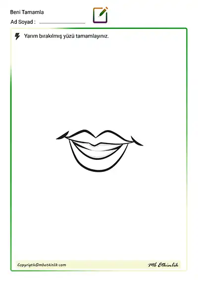 Hayal Et ve Tamamla – Mutlu Gülüş