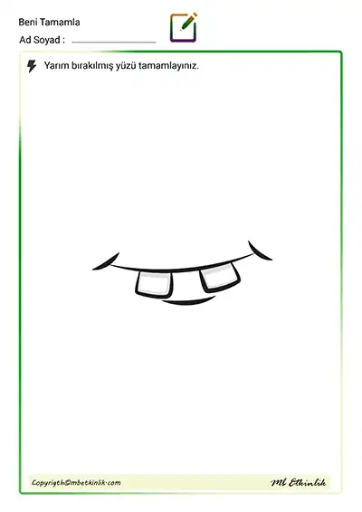 Hayal Et ve Tamamla – Eksik Dişli Gülüş