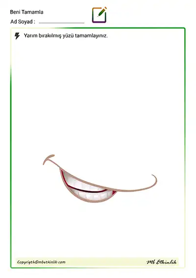 Hayal Et ve Tamamla – İçten Gülüş