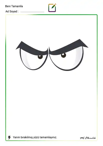 Hayal Et ve Tamamla – Sert Bakış