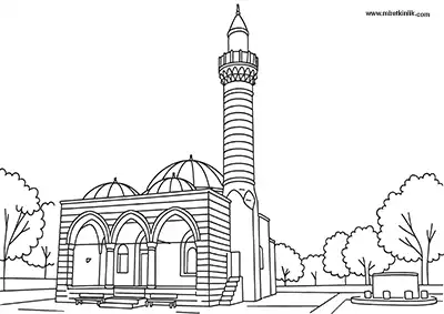 Niğde Sungur Bey Camii Boyama Sayfası