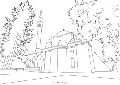 Çankırı Sultan Süleyman Camii Boyama Sayfası