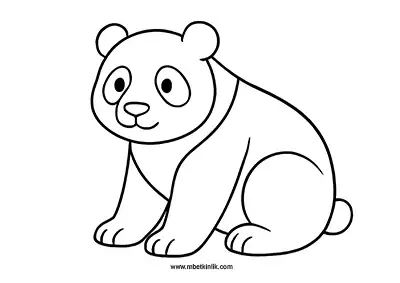 Panda Boyama Sayfası