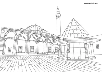 Diyarbakır Behram Paşa Camii Boyama Sayfası