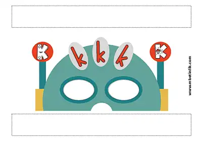 1. Sınıf İlk Okuma K Sesi Maskeleri – 4 Farklı Model