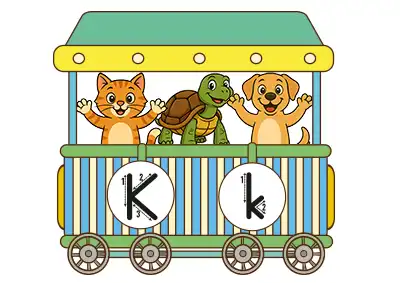 1. Sınıf İlk Okuma Alfabe Treni 8. Vagon - K Sesi