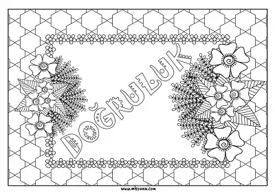 Değerler Eğitimi – Doğruluk Değeri Desenli Boyama Sayfası