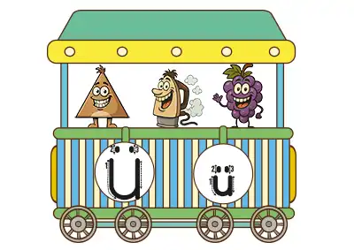 1. Sınıf İlk Okuma Alfabe Treni 13. Vagon - Ü Sesi