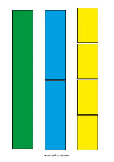2. Sınıf Matematik – Bütün, Yarım ve Çeyrek Şerit Modelleri